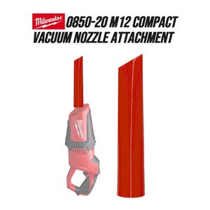 M12 Compact Vacuum Nozzle Attachment for Milwaukee - Efficient Cleaning Tool