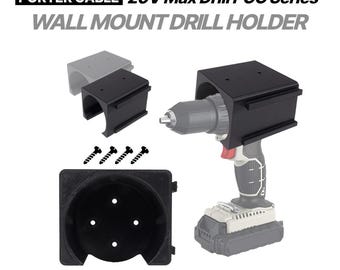 Porter Cable 20V PCC601 Drill Wall Mount Holder - Space-saving