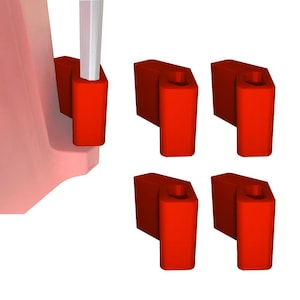 Milwaukee Packout Rail Bracket – 4-Pack Heavy Duty Mounts – Secure Tool Storage Organizer – Packout System Accessory