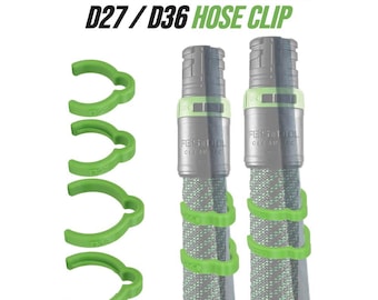 Clips para gestión de mangueras y cables (paquete de 10) para mangueras Festool D27/D36