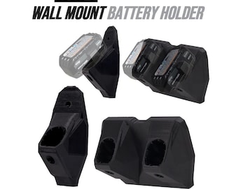 Ryobi 18V Battery Holder – Space-Saving Wall Mount for Ryobi Batteries