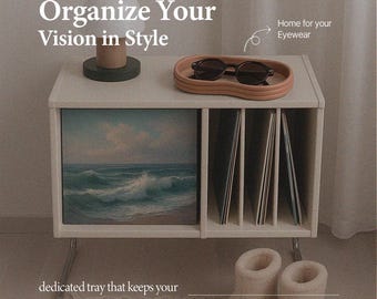 Eco-Friendly PLA Organizer for Sunglasses & Small Essentials - Modern Copper Glasses Tray