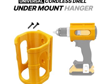 Universal Cordless Drill Holder – Wall-Mounted Organizer