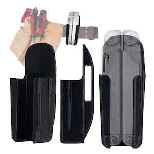 Coldre Delux para Leatherman Wave – Clipe de cinto seguro – Ajuste preciso – Estojo de transporte durável e compacto