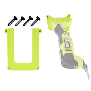 Ryobi 18V ONE+ Tool Holder: Durable PETG Garage Wall Mount