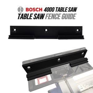 Utbytesguide för Bosch 4000 bordsåg - Precision Fence Solution