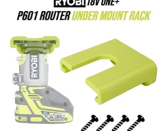 Space-Saving Router Mount Rack for Ryobi 18V ONE+ P601