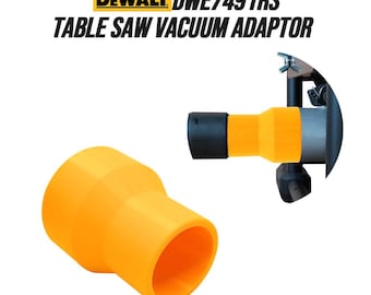 Adaptador de aspiradora para recolección de polvo para sierra de mesa DeWalt DWE7491RS