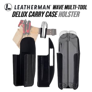 Funda con clip para cinturón para Leatherman Wave Deluxe: acceso seguro a las herramientas