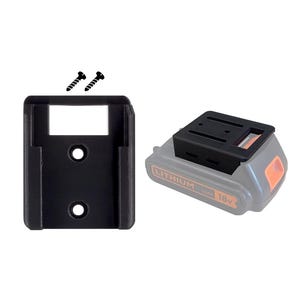 Black & Decker 18V Battery Holder: PETG Wall Mount Tool Storage