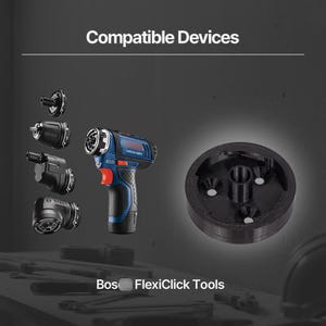 Bosch FlexiClick 12V Werkzeugtafelhalterung - 4er Set für Smarte Organisation