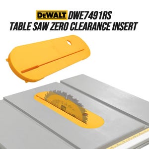DeWalt DWE7491RS pour scie circulaire à table à jeu nul | Coupes précises