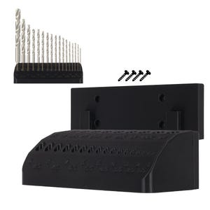Metric Drill Bit Set Wall Mount: PETG Workshop Organizer (1mm-14mm)