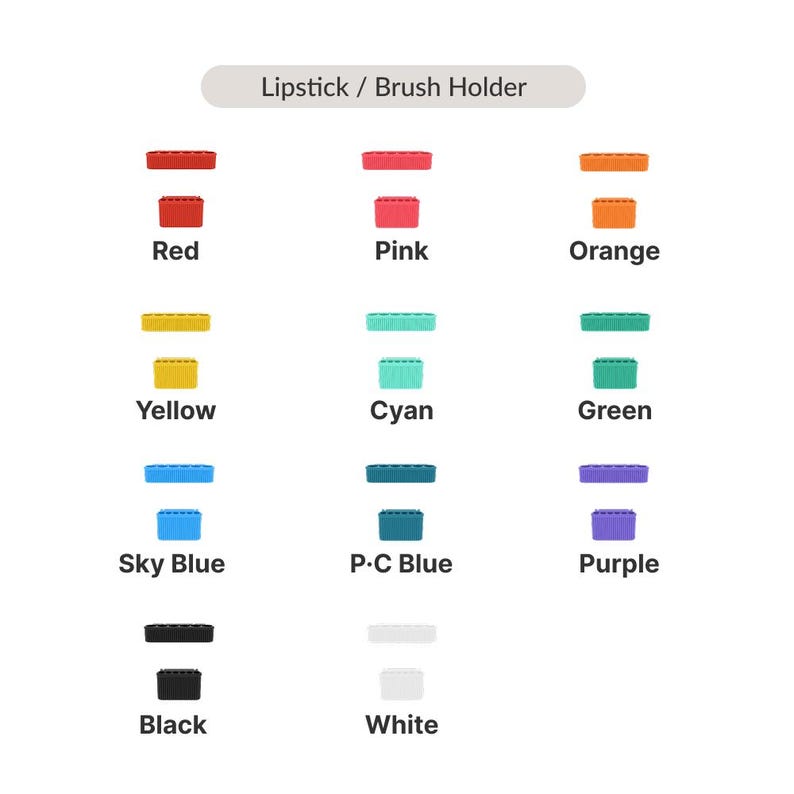 IKEA Skådis Beauty Organizer Set: 7 Options | 11+ Colors | Storage for Makeup, Brushes, Cotton Swabs & More image 13