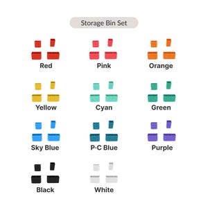 IKEA Skådis Beauty Organizer Set: 7 Options | 11+ Colors | Storage for Makeup, Brushes, Cotton Swabs & More image 15