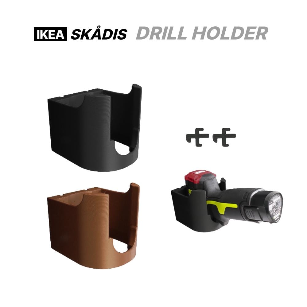 IKEA SKÅDIS Drill Holder – Space-saving Tool Organizer for Your