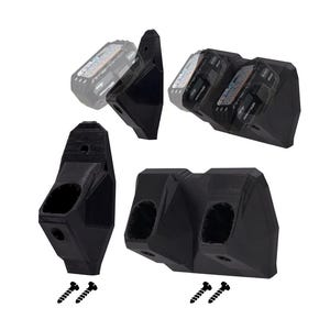 Ryobi 18V Battery Wall Mount: Workshop Storage Rack, 2PCS PETG Holder