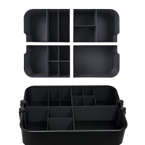 Organizador de carrito IKEA RÅSKOG: Contenedores modulares + Juego de ganchos (modelo anterior a 2025 - Versión antigua)