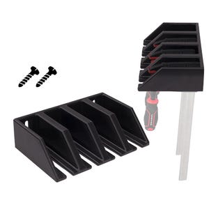 F Clamps wall mount – Wall-Mounted Organizer for F-Clamps – Securely holds up to 5 clamps for a tidy workspace