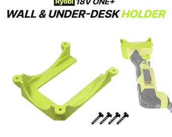 Ryobi 18V ONE Plus Power Tool Wall Mount Holder, Cordless Tool Storage