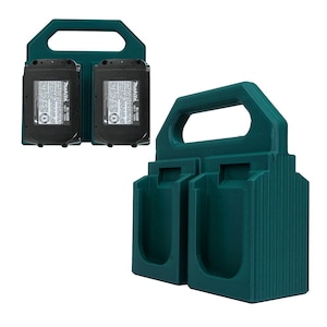 Makita 18 V-batterijhouder: draagbare 4-pack opslag