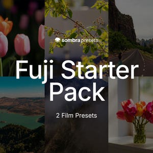 Fujifilm Lightroom-förinställningar | 2 rena, naturliga filmlooker | Startpaket | Nedladdning av XMP för mobil och dator bild 1