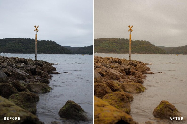 Paquete de ajustes preestablecidos de Lightroom con tonos cálidos y estilo película / 26 looks para el día a día, el oeste americano y viajes (móvil y ordenador) imagen 10