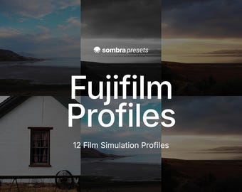 Fujifilm Filmsimulationsprofile für Lightroom | 12 Profile: Provia, Velvia, Acros, Classic Chrome | XMP für Mobilgeräte und Desktop-Computer