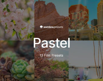 Pastel Lightroom Presets | 13 Soft Spring Filters | Light Airy Aesthetic | Pink Floral | Mobile Desktop XMP