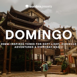 Domingo – 1 Lightroom Preset for Soft Film Photography | Natural Portrait Style | Digital Download