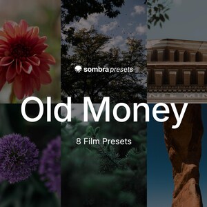 Old Money Lightroom Presets | 8 Muted Luxury Film Filters | Quiet Luxury Aesthetic | Mobile and Desktop XMP image 1