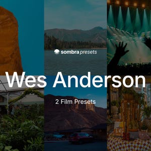 Wes Anderson Lightroom-presets | 2 pastel filmfilters | Cinematisch | Mobiel en desktop XMP | Digitale download