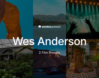 Wes Anderson Lightroom Presets | 2 Pastel Film Filters | Cinematic | Mobile and Desktop XMP | Digital Download