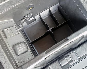 Honda pilot second generation 2009 2010 2011 2012 2013 2014 2015 arm rest storage area black organizer insert tray cubby separator accessory
