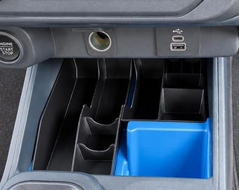 Ford Maverick 2022-2026 Center Console Organizer Set, 2 Piece Driver & Passenger Side Storage Inserts, Console Tray Accessories