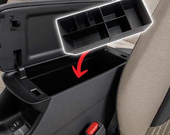 2016-2022 Toyota Prius Gen 4 Armrest Organizer Set, Center Console Storage Insert Trays, Cubbies, Interior Accessories, Custom Fit