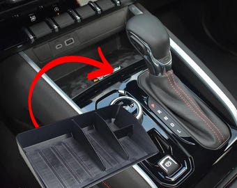 Chevy Colorado 3rd Gen Center Console Insert Organizer Tray, Chevrolet Colorado Interior Storage Tray, Custom Fit Console Organizer