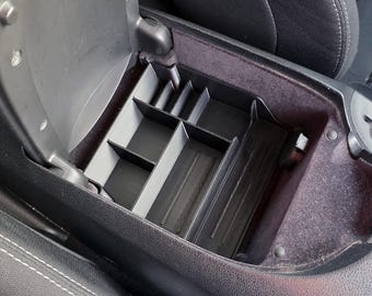 Custom Center Console Organizer Insert for Nissan 370Z (2009–2020) Z34 | Armrest Storage Tray Cubby | Interior Accessory Upgrade