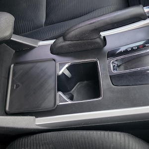 Honda Accord 2013–2017 Cup Holder Tray Insert  Food Holder for Car Condiment Sauce Tray Black Cupholder Plate for Snacks & Lunch accessory