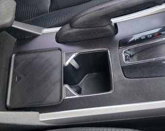 Honda Accord 2013–2017 Cup Holder Tray Insert  Food Holder for Car Condiment Sauce Tray Black Cupholder Plate for Snacks & Lunch accessory