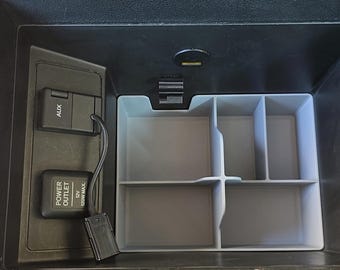 Honda pilot second generation 2009 2010 2011 2012 2013 2014 2015 arm rest storage area gray organizer insert tray cubby separator accessory