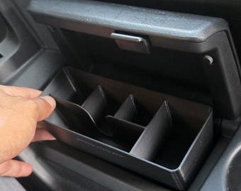 Honda Pilot 2nd Gen 3rd Row Seat Organizer Insert at Driver Side Lidded Storage Compartment Tray Divider Accessory Interior Storage Solution