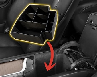 2016-2026 Volvo XC90 Center Console Armrest Organizer Tray, 2nd Gen Storage Insert, Arm Rest Cubby Divider, Interior Accessory