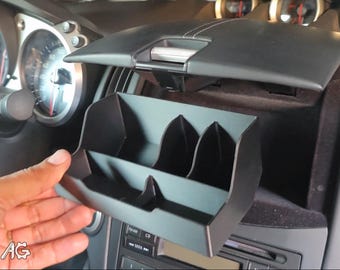 Nissan 370Z 6th Gen Dashboard Center Console Storage Organizer Insert Custom Fit Interior Tray for 2009–2020 Z34 Coupe accessory insert