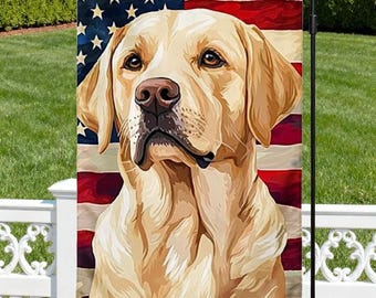 Bandera de jardín America 250, bandera de jardín con perro de EE. UU., decoración exterior del 4 de julio de 2026, bandera patriótica de EE. UU. para exteriores, regalo de aniversario