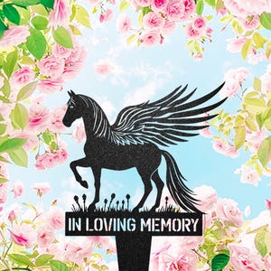 Gepersonaliseerd herdenkingsteken paard, markering paardengraf, geschenk huisdier verlies, geschenk paardenliefhebber, teken van medeleven, herdenkingsinzet, decor paardentuin