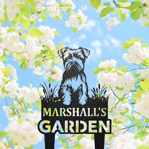 Personalized Yorkshire Terrier Dog Metal Garden Stake, Custom Yard Sign, Outdoor Garden Décor, Dog Lost Memorial Decoration, Dog Loss Gift