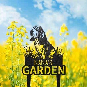 Custom Basset Hound Memorial Garden Stake, Pet Headstones for Dogs, Dog Grave Markers Outdoor, Basset Hound Sign, Dog Remembrance Stake