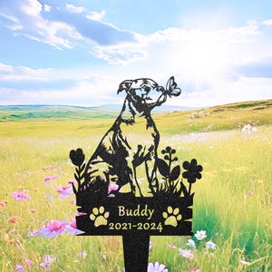 Custom Yorkie Dog Tombstones for Graves Outdoor, Personalized Pet Grave Markers, Yorkie Memorial Garden Stake Metal, Remembrance Stake