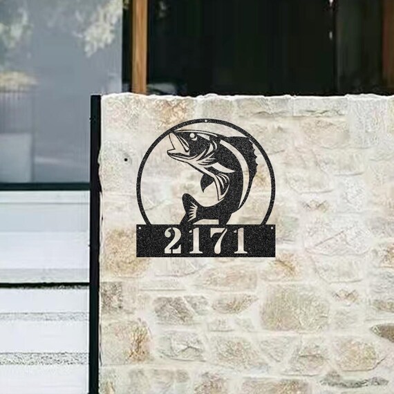 Letrero De Metal Con Texto En Inglés «Walleye Fish Dr Street», Decoración De Pared Divertida Para El Hogar, La Cueva Del Hombre, Garaje, Bar, Interior/exterior, 4 X 16 Pulgadas